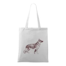 Nemecký ovčiak - kreslený skica  