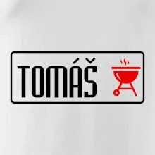 Zástera na grilovanie s vlastným menom