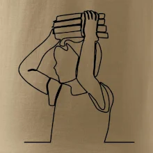 Študent a kniha jedným ťahom Študent a kniha jedným ťahom