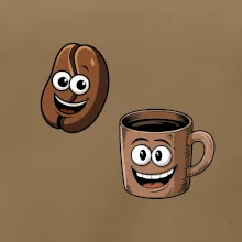 Parové tričko - Hrnček a káva