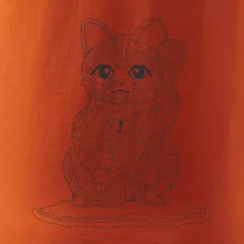 Mačka mávajúca mandala