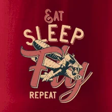 Eat Sleep Fly Repeat letadlo