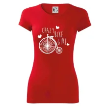 Crazy bike girl