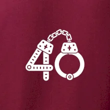 Narodeninové tričko pre policajta - putá 40