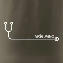 Doktor a sestrička - stetoskop s menom