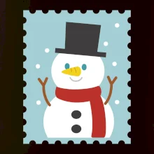 Rodinná vánoční trička - známky