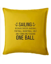 Sailing beacause one ball