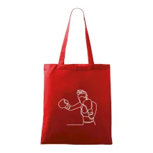 Žena boxerka jedným ťahom