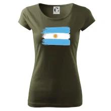 Argentína vlajka kreslená štetkou