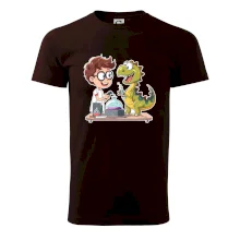 Chemik a dinosaurus - chlapec