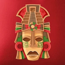 Mayové maska červené uši Mayové maska červené uši