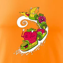 Milkshake vlak kreslený