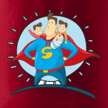 Táta superman - kluk, kluk a dítě