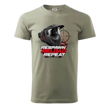 Paintballová maska – Respawn, Reload, Repeat