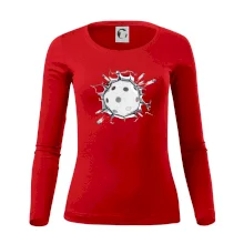 Florbal lopta v triku Florbal lopta v triku