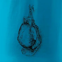 Boxerské rukavice kreslené na výšku