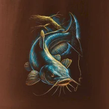 Obrázok sumec a kus stromu