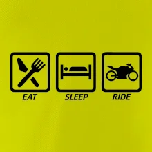 Eat sleep ride - cesta