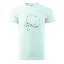 Rakety na stolný tenis jedným ťahom