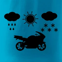 Motorkář za každého počasí - silnice