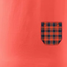 Flanelové triko červené