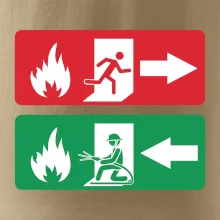 Lidé utíkají, hasiči přibíhají Lidé utíkají, hasiči přibíhají