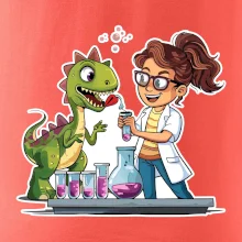 Chemik a dinosaurus - dievča