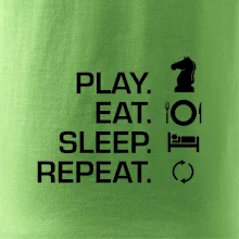 Eat sleep play - šach