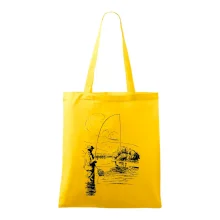 Kreslený rybár s podberákom