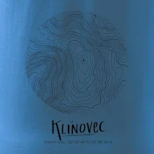 Klínovec - vrstevnice v kruhu