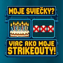 Moje sviečky viac ako moje strikeouty