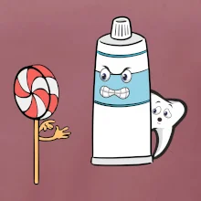 Lízátko pasta zuby