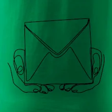 Obálka pôšták jedným ťahom Obálka pôšták jedným ťahom