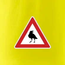 Dopravná značka - Pozor havran