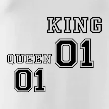 King - Queen - 01 dres (čiernobiela)