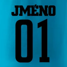 Futbalový dres - vlastné meno a číslo