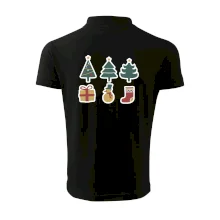 Vianočná sada - stromčeky a darčeky