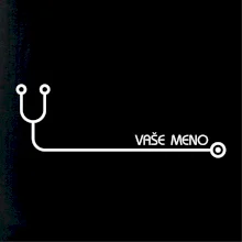 Doktor a sestrička - stetoskop s menom Doktor a sestrička - stetoskop s menom