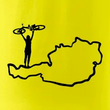 Cyklistka - Mapa Rakúska