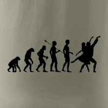 Evolúcia tanec - tancujúca dvojica