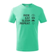 Ride Eat Sleep Repeat bicykel