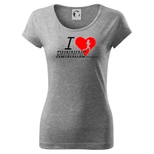 I love running dievča