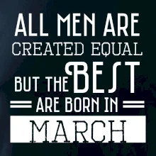 All men are created equal march