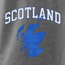 Scotland nápis s mapou