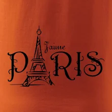 Paris nápis Eiffelovka rovný