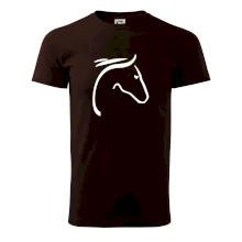 Kôň - hlava silueta