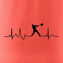 EKG hod kladivom muž