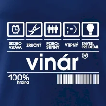 Čiarový kód - vinár