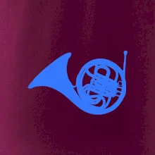 Blue French Horn