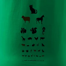 Očný test zvieratká